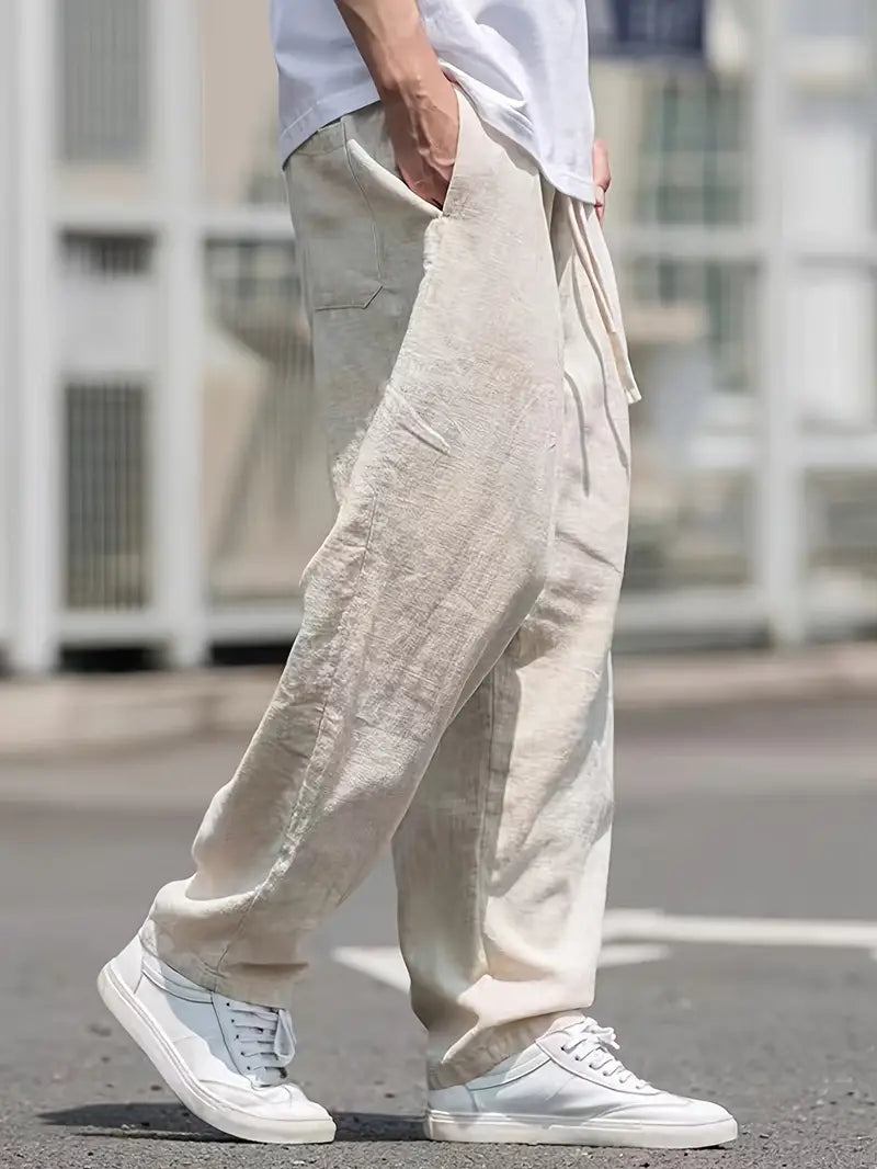 Men's Wide Leg Pants | Casual Baggy-2