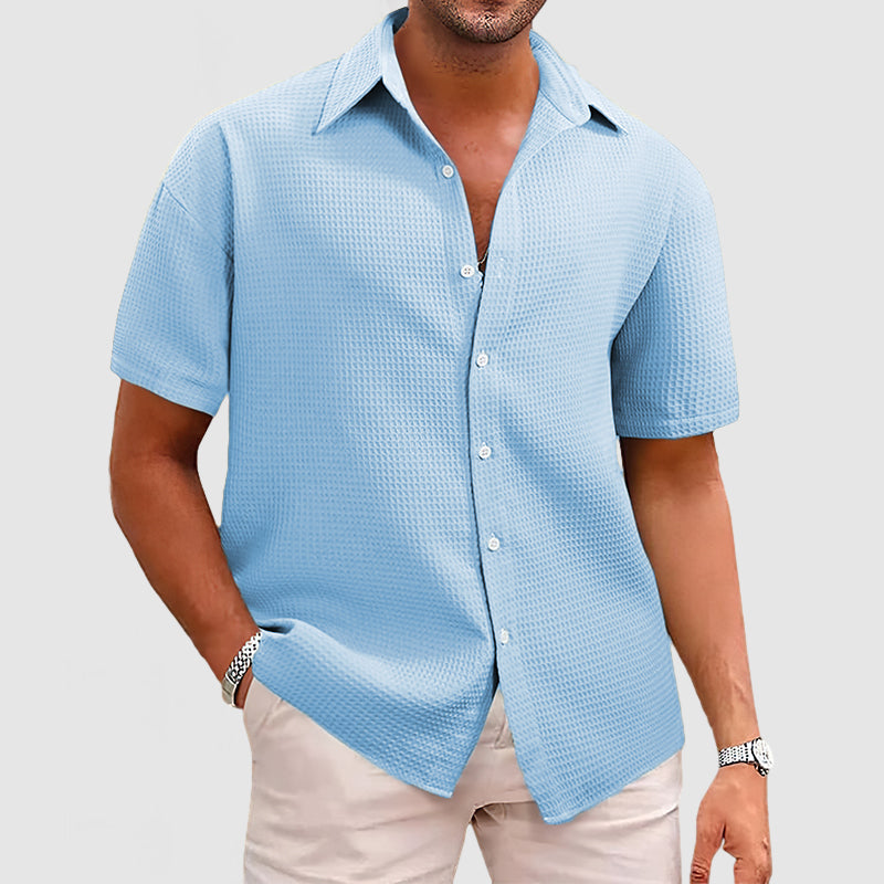 Men's Casual Short Sleeve Shirt | Summer-5