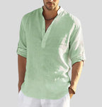 Men's Casual Shirt | Summer V-Neck-2