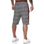 Men's Casual Shorts | Striped Wide Leg-4