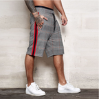 Men's Casual Shorts | Striped Wide Leg-2