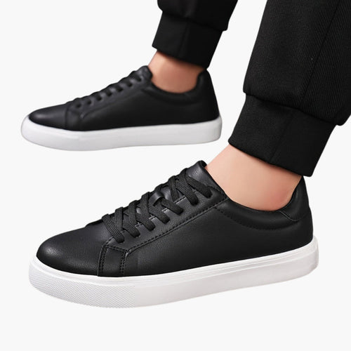Men's Brown Lace-Up Sneakers | White Sole-2