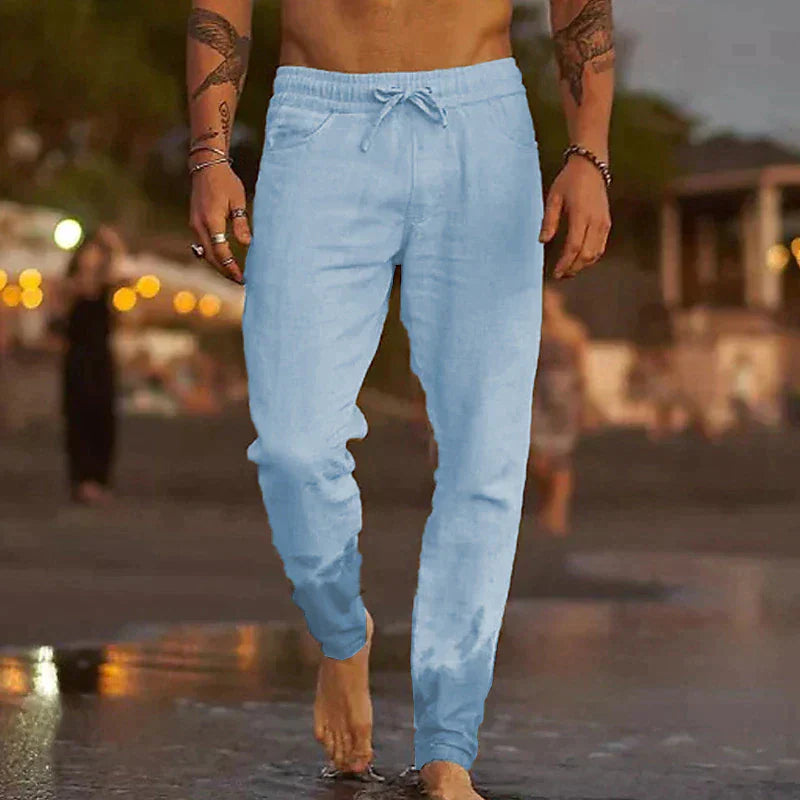 Men's Wide Leg Pants | Casual Summer-8