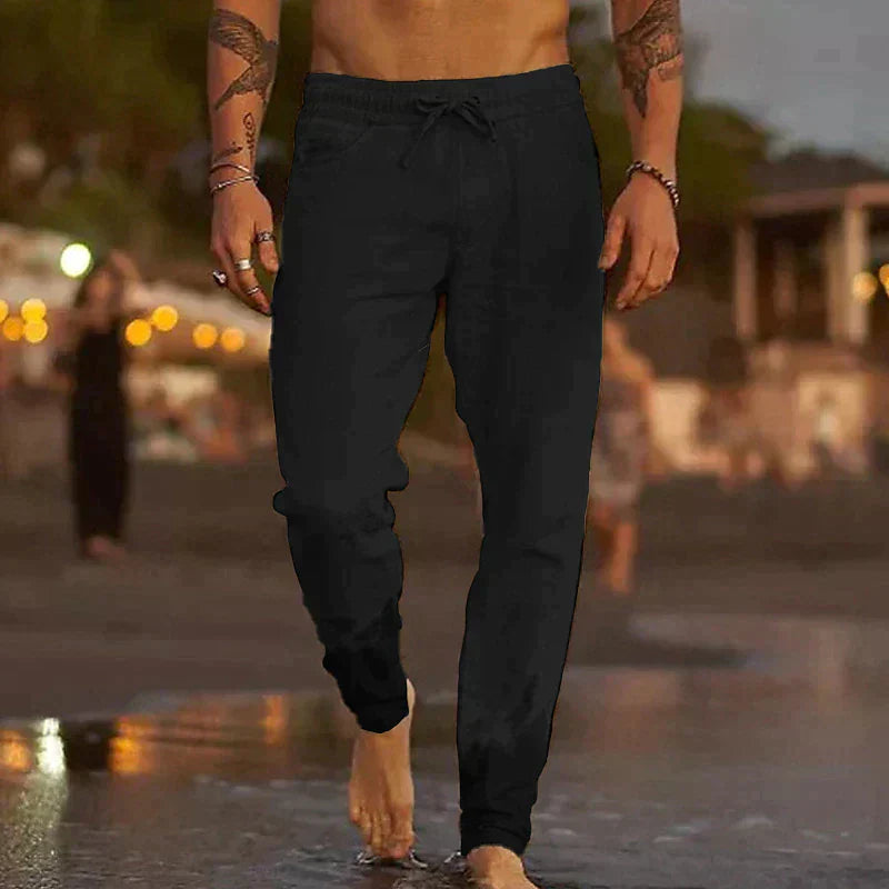 Men's Wide Leg Pants | Casual Summer-4