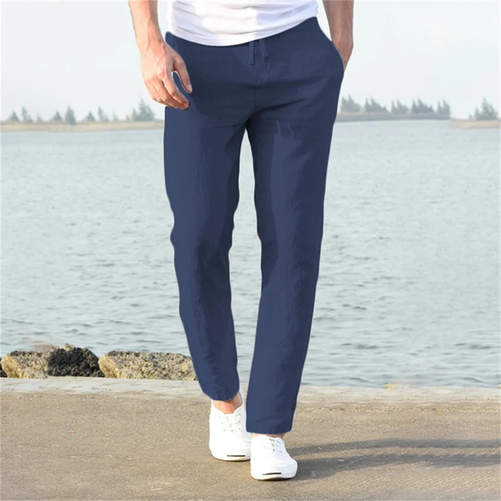 Men's Wide Leg Pants | Casual Summer-6