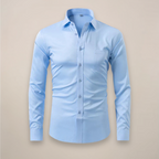Men's fitted long sleeve workwear shirt
