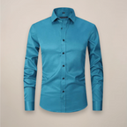 Men's fitted long sleeve workwear shirt
