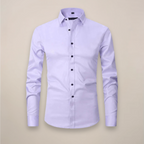 Men's fitted long sleeve workwear shirt