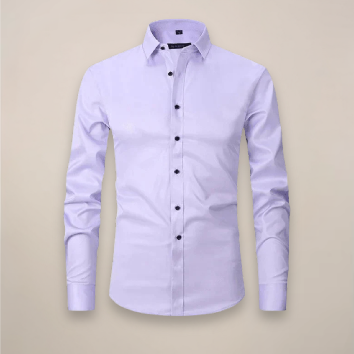 Men's fitted long sleeve workwear shirt