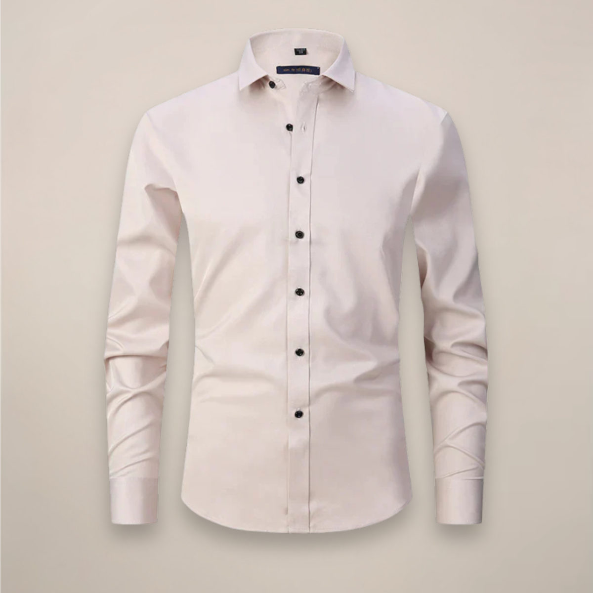 Men's fitted long sleeve workwear shirt