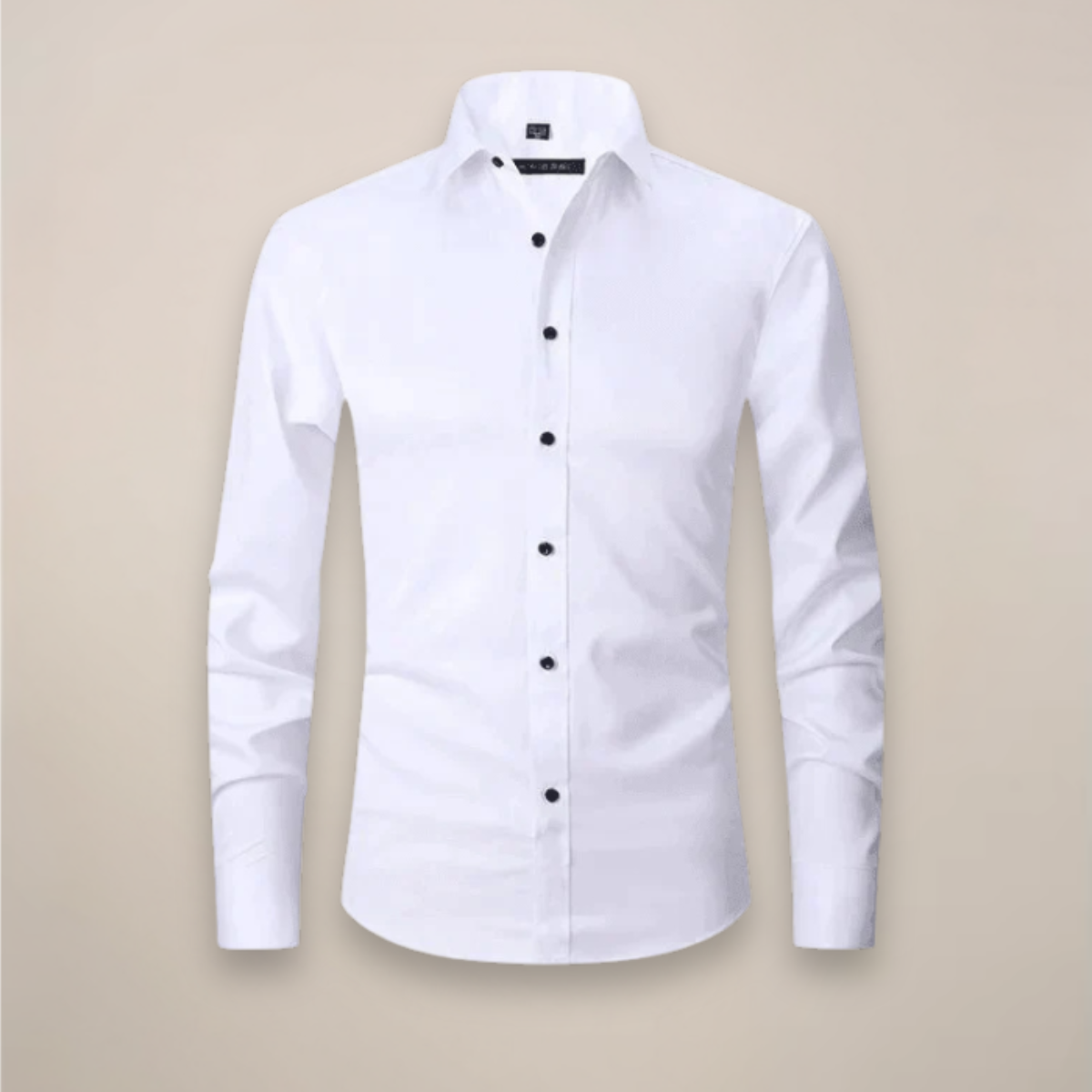 Men's fitted long sleeve workwear shirt
