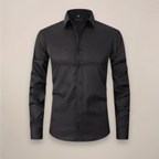 Men's fitted long sleeve workwear shirt