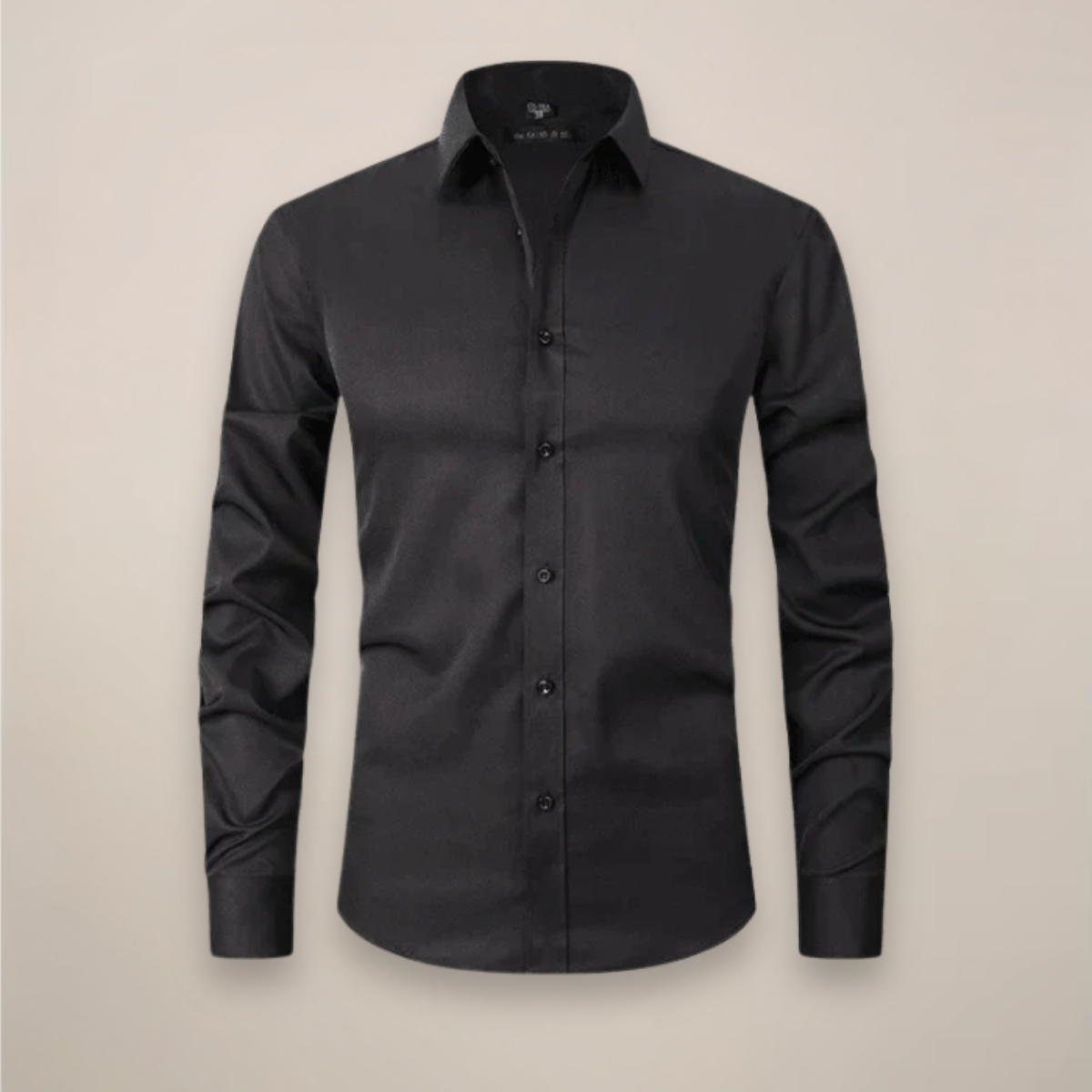 Men's fitted long sleeve workwear shirt