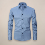 Men's fitted long sleeve workwear shirt