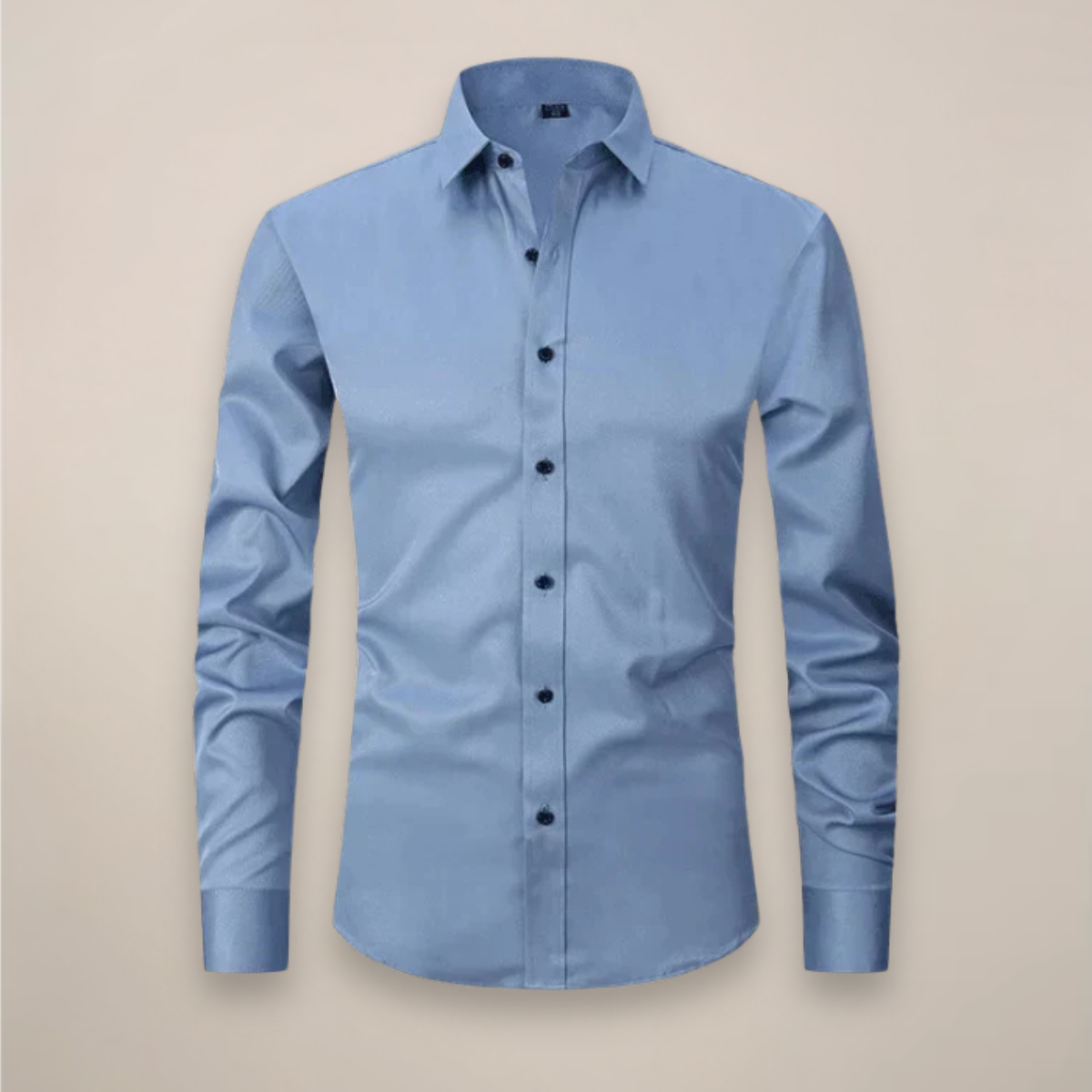 Men's fitted long sleeve workwear shirt