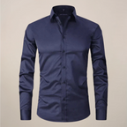Men's fitted long sleeve workwear shirt