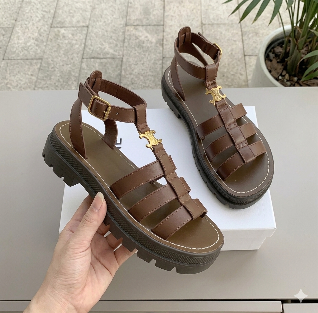 Women's chunky sole gladiator summer sandals