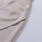 Women's draped v-neck maxi evening dress