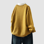 Women's oversized button-front autumn cardigan
