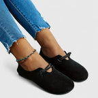 Women's round toe flat rope-strap loafers
