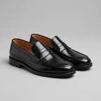 Women's slip-on office penny loafers