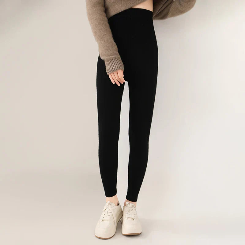 Women's High Waist Leggings | Casual Neutral-3
