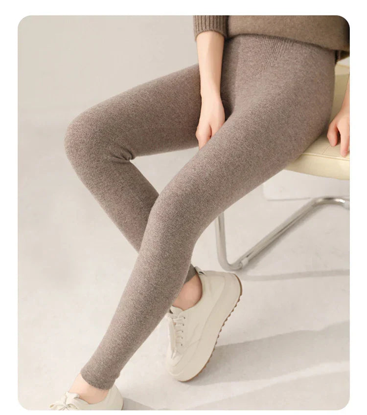 Women's High Waist Leggings | Casual Neutral-12