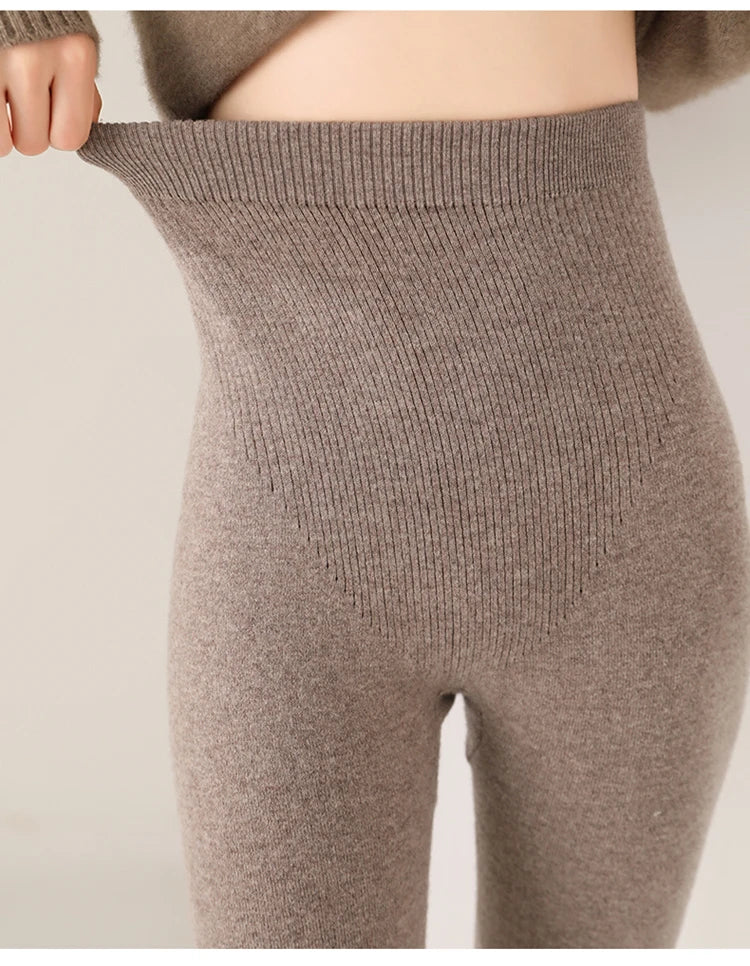 Women's High Waist Leggings | Casual Neutral-11