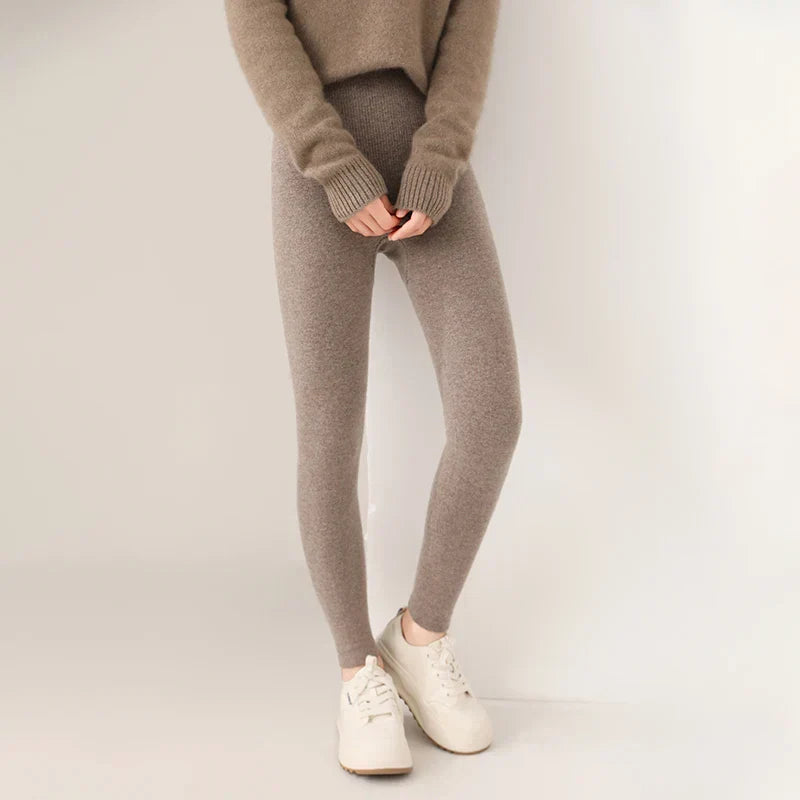 Women's High Waist Leggings | Casual Neutral-8