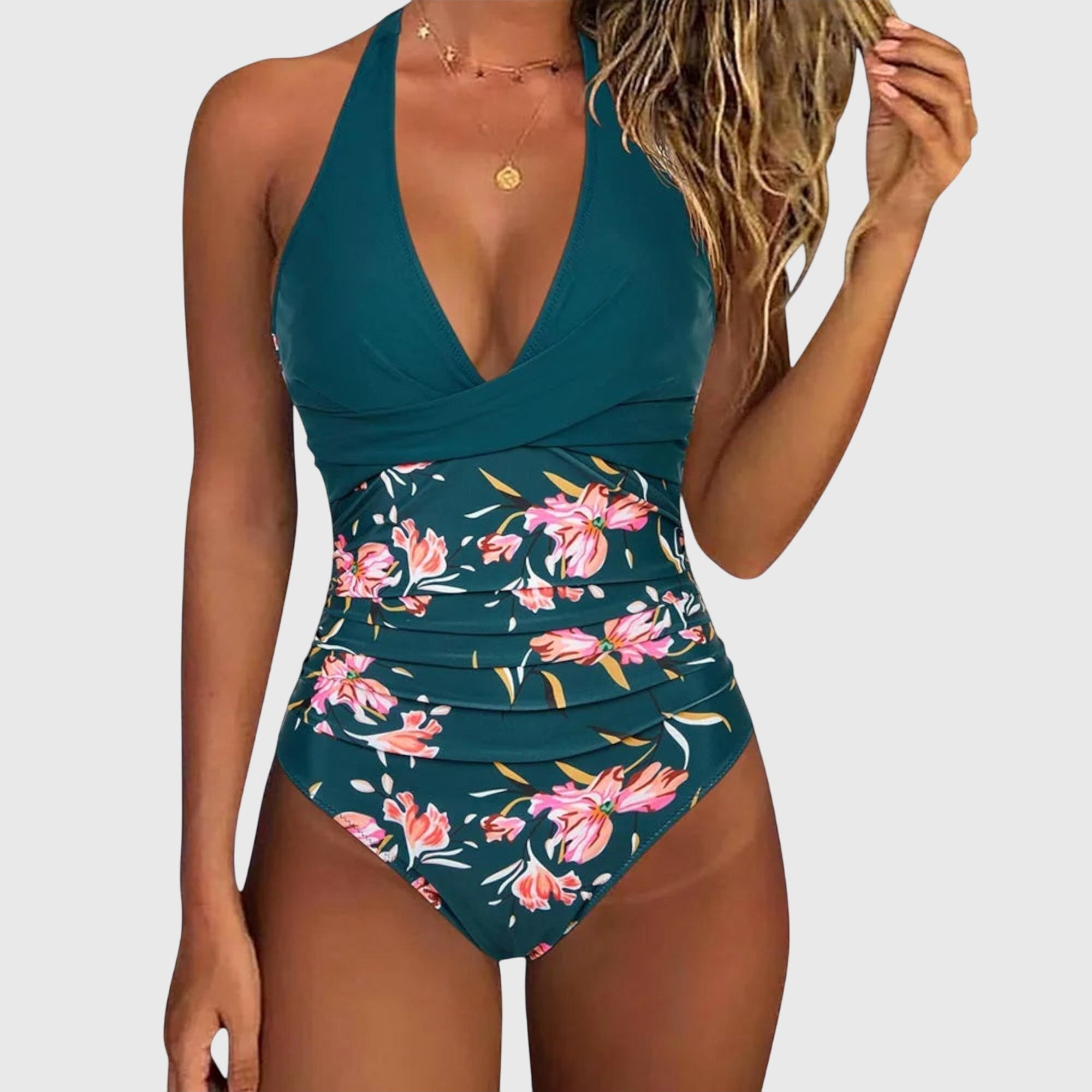 Women's Floral Bikini | Summer Beach Halter-1
