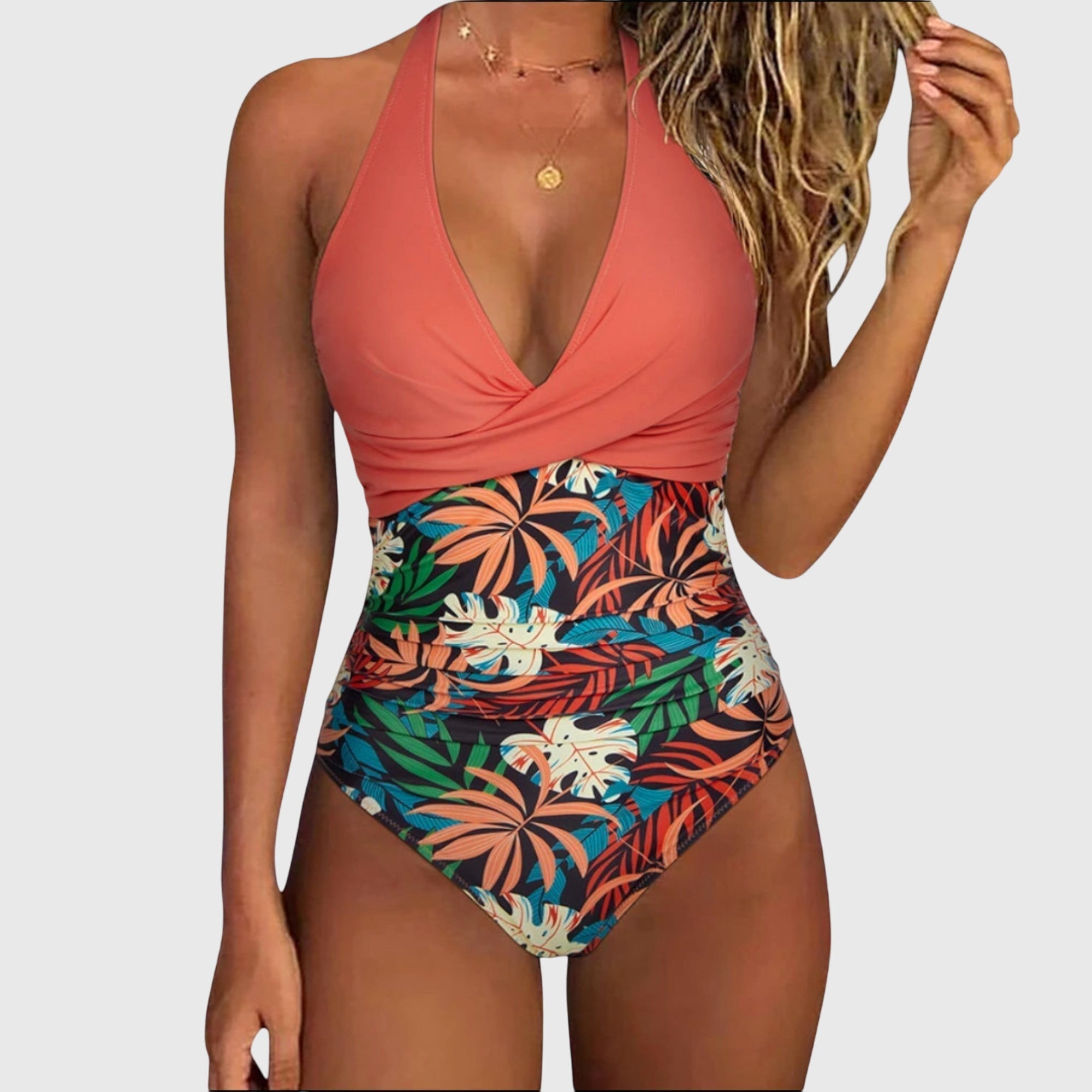 Women's Floral Bikini | Summer Beach Halter-3