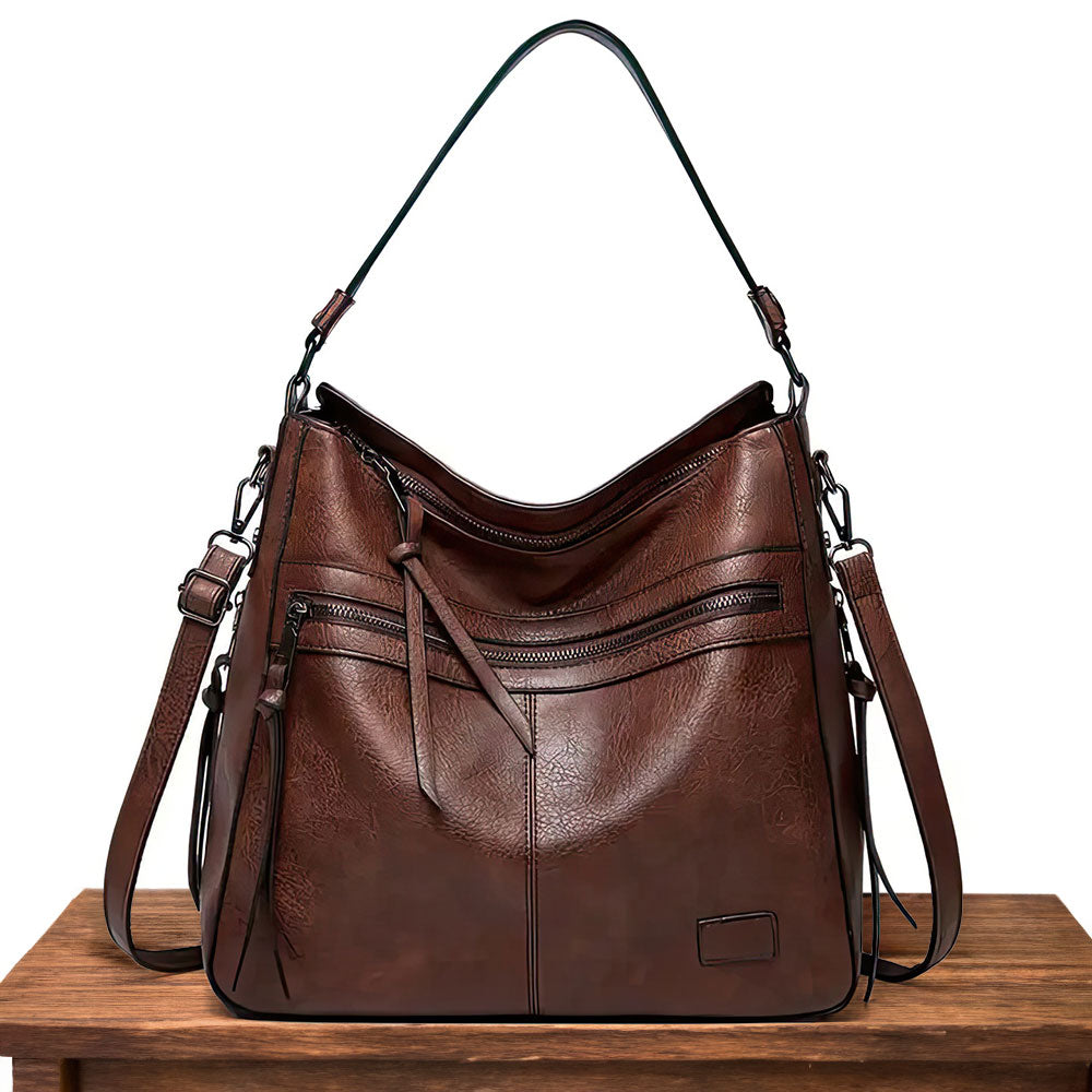 Women's Brown Shoulder Hobo Bag | Crossbody-1