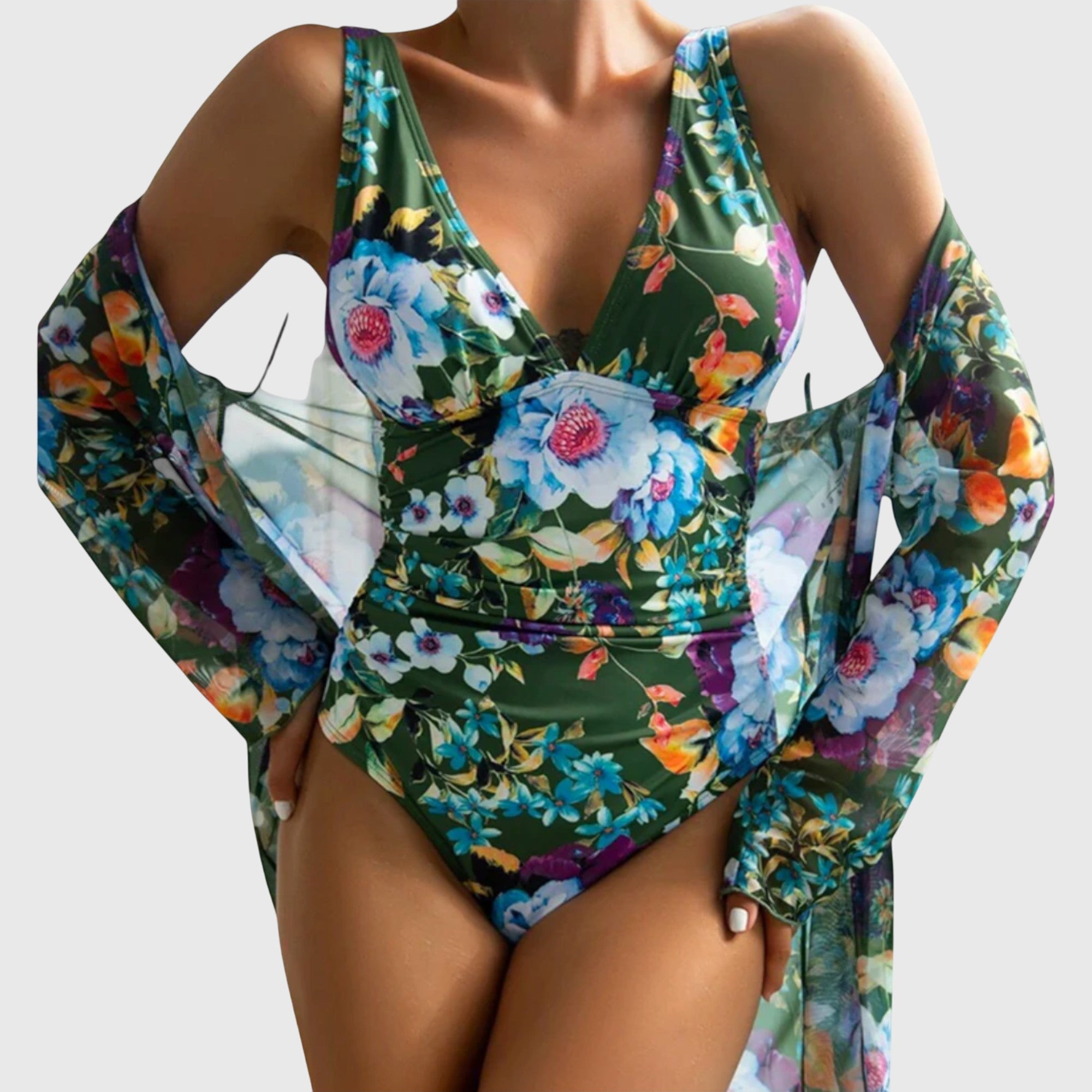 Women's Floral Bikini Set | Summer Boho-1