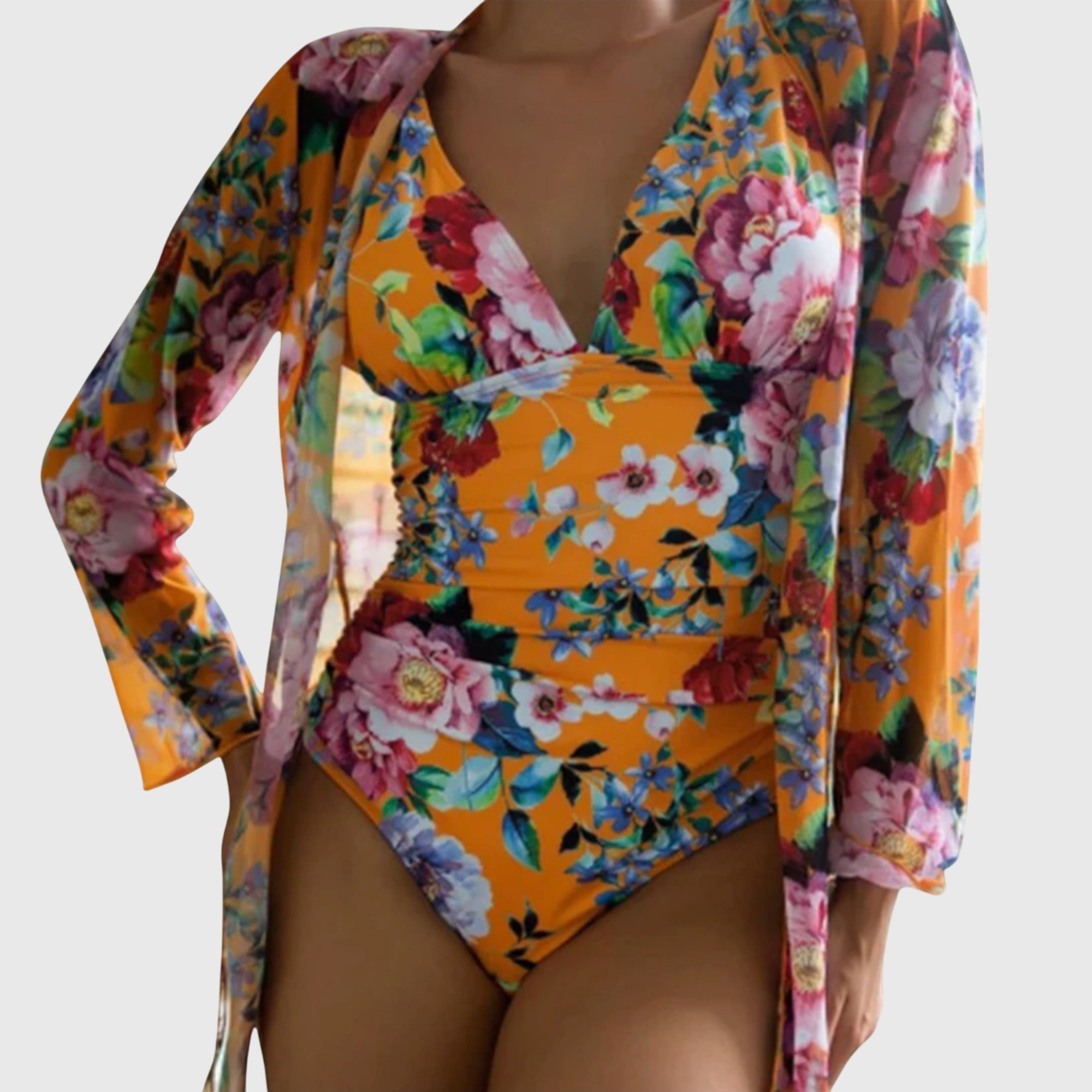 Women's Floral Bikini Set | Summer Boho-3
