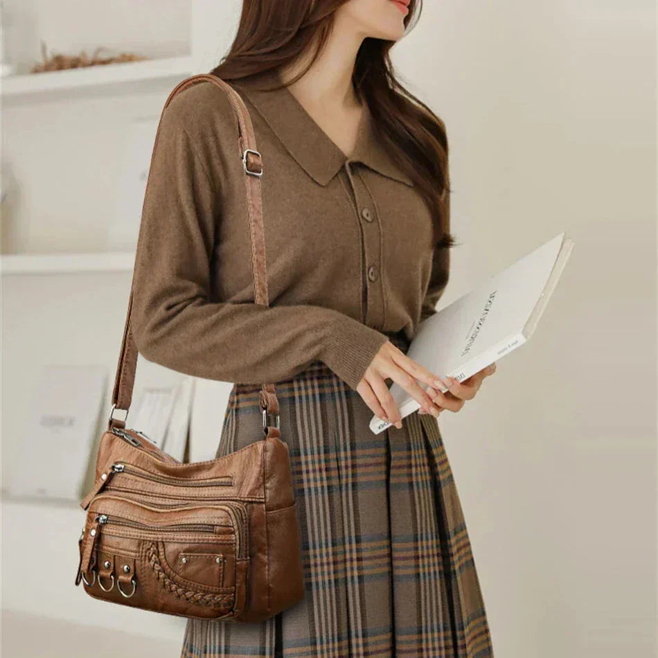 Women's Vintage Shoulder Bag | Casual Crossbody-2