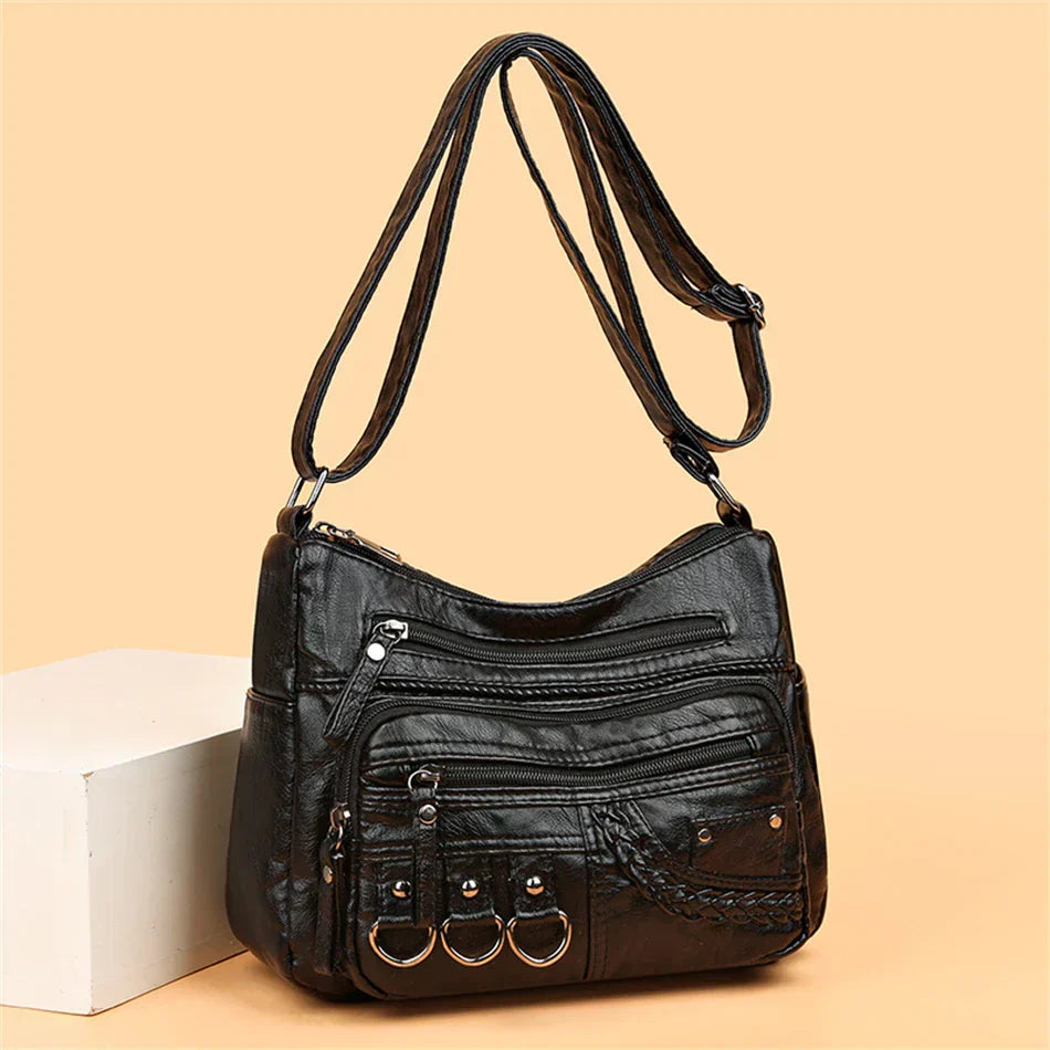 Women's Vintage Shoulder Bag | Casual Crossbody-18
