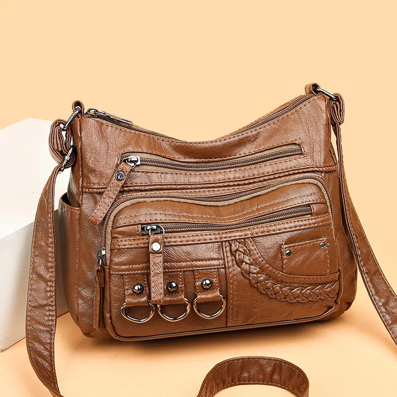 Women's Vintage Shoulder Bag | Casual Crossbody-3