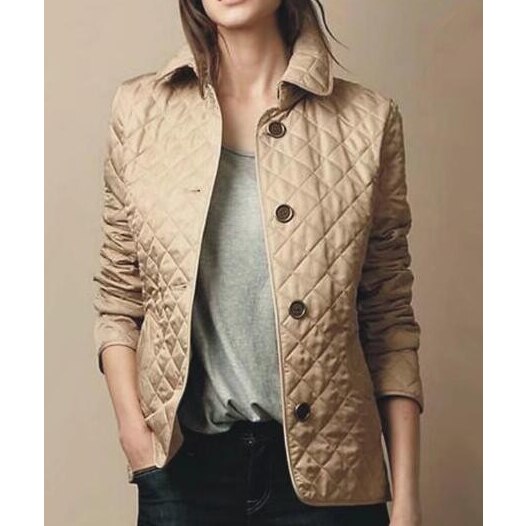 Women's Quilted Jacket | Casual Blazer-1