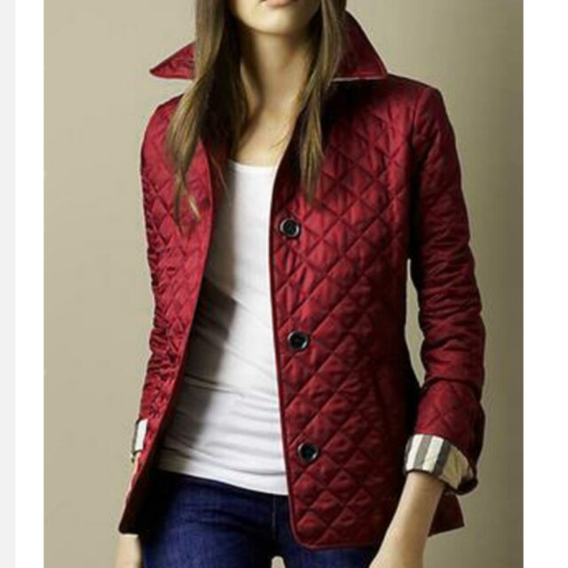 Women's Quilted Jacket | Casual Blazer-2