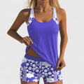 Women's Floral Tankini Set | Summer High Waist-10
