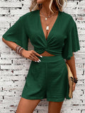 Women's Wrap Mini Set | Summer Casual-1