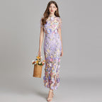 Women's Floral Midi Dress | Wedding Guest Party-15