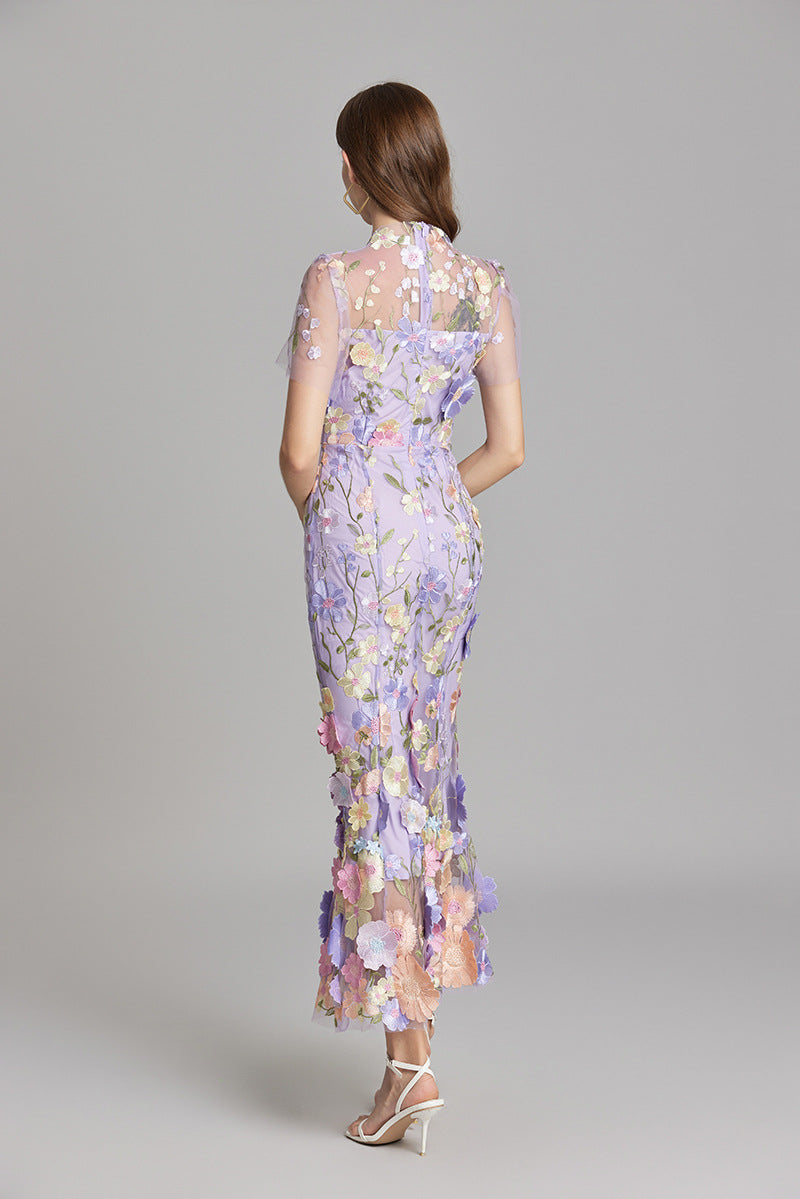 Women's Floral Midi Dress | Wedding Guest Party-14
