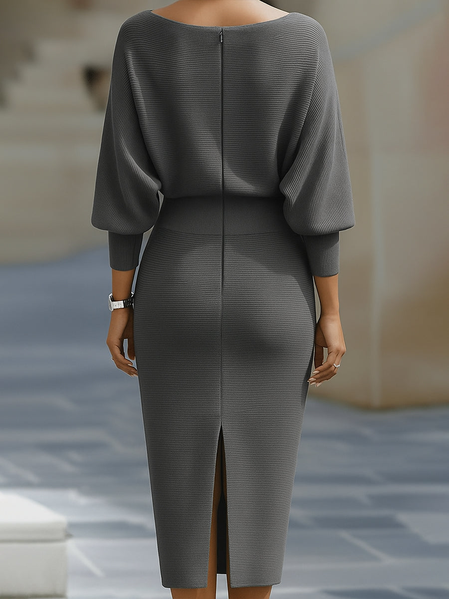 Women's Bodycon Midi Dress | Evening Cocktail-10