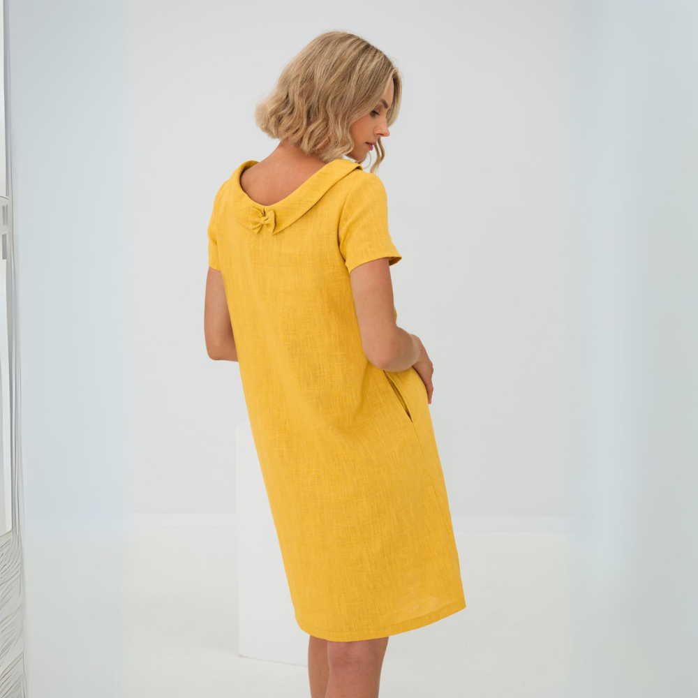 Women's Summer Midi Dress | Casual Shift-3