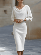 Women's Bodycon Midi Dress | Evening Cocktail-7