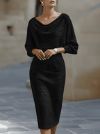 Women's Bodycon Midi Dress | Evening Cocktail-6