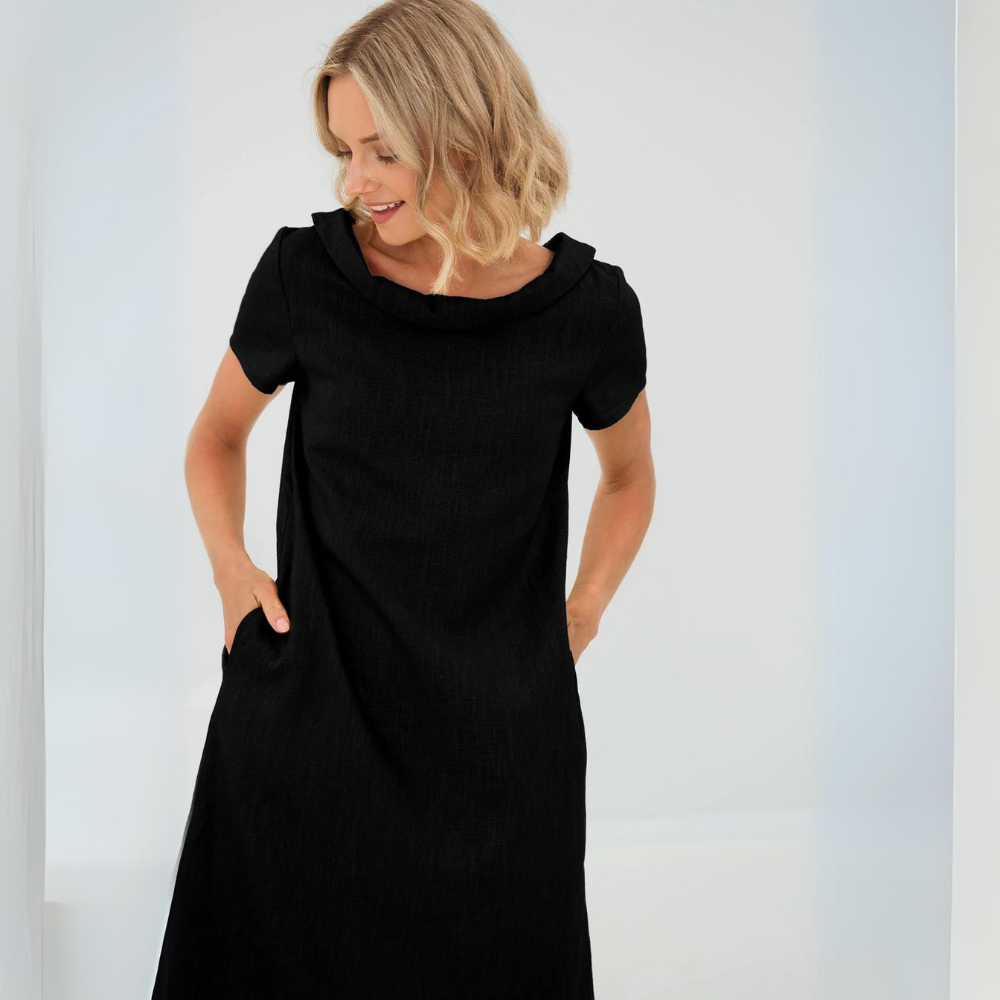 Women's Summer Midi Dress | Casual Shift-8