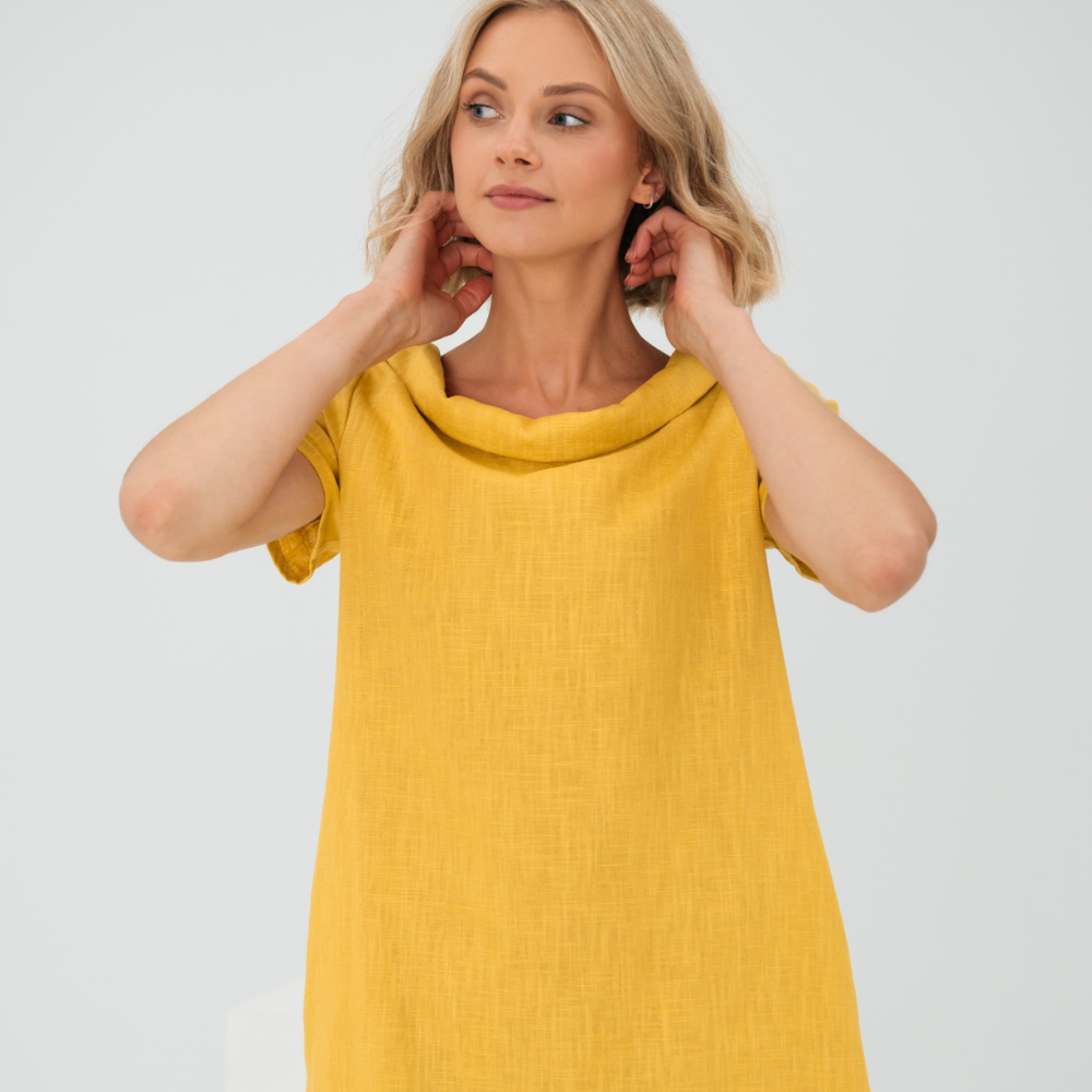 Women's Summer Midi Dress | Casual Shift-5