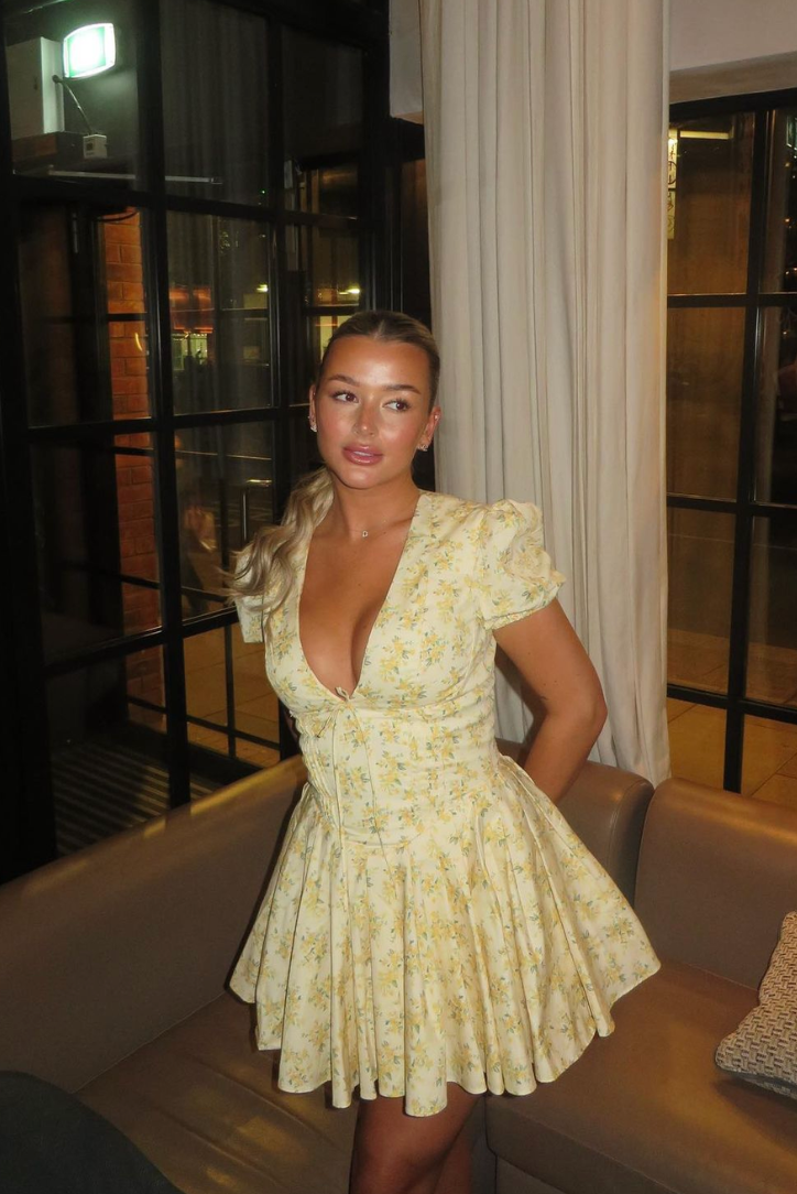 Women's Floral Mini Dress | Summer Wedding Guest-11